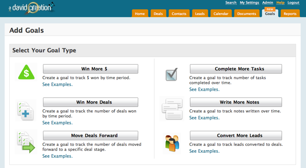  Pipeline CRM Introduces "Goals" Tab