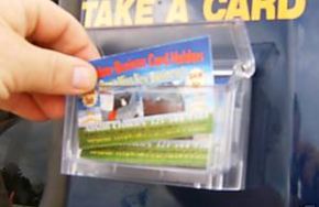  Business Cards on Yard Signs