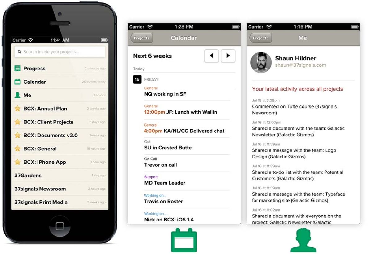  Basecamp Adds a Calendar Function to iPhone App