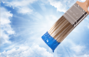  Painter Paints Entire Exterior Dipping His Brush Once