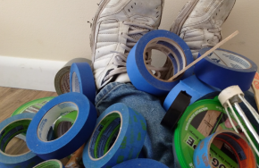  Painting Contractor Crushed by Thousands of Partially-Used Tape Rolls