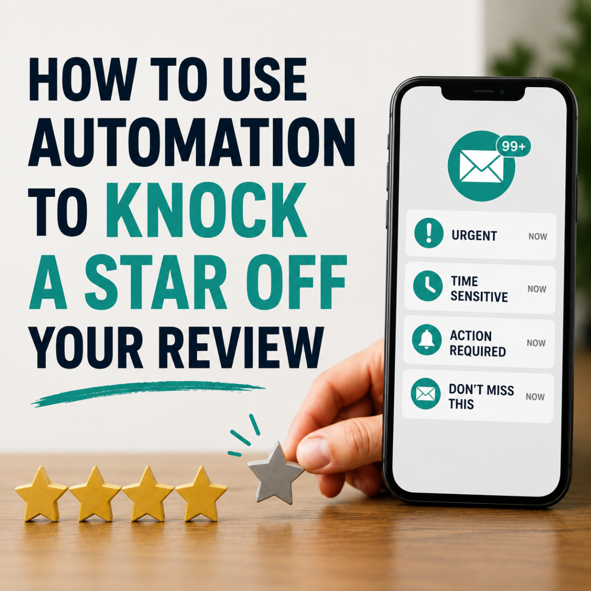  How to Use Automation to Knock A Star Off Your Review