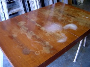 Before Shot of Dining Room Table